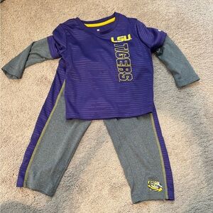 Little boys LSU outfit